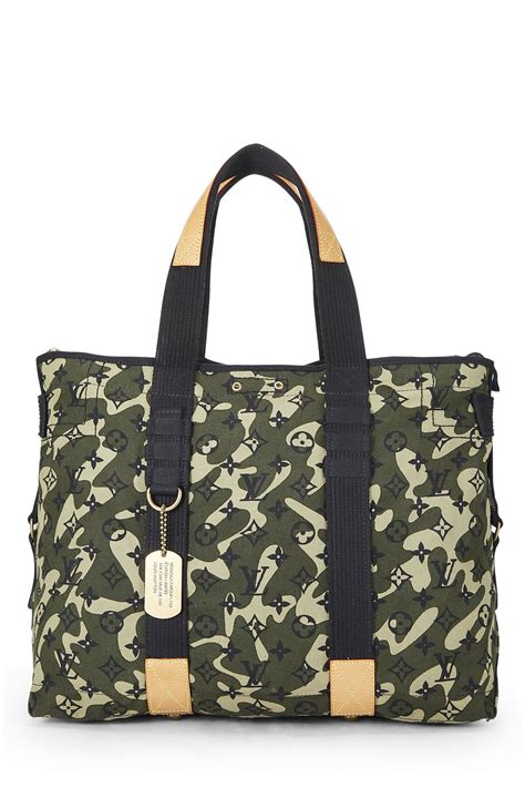 lv monogramouflage|lv large monogram tote.